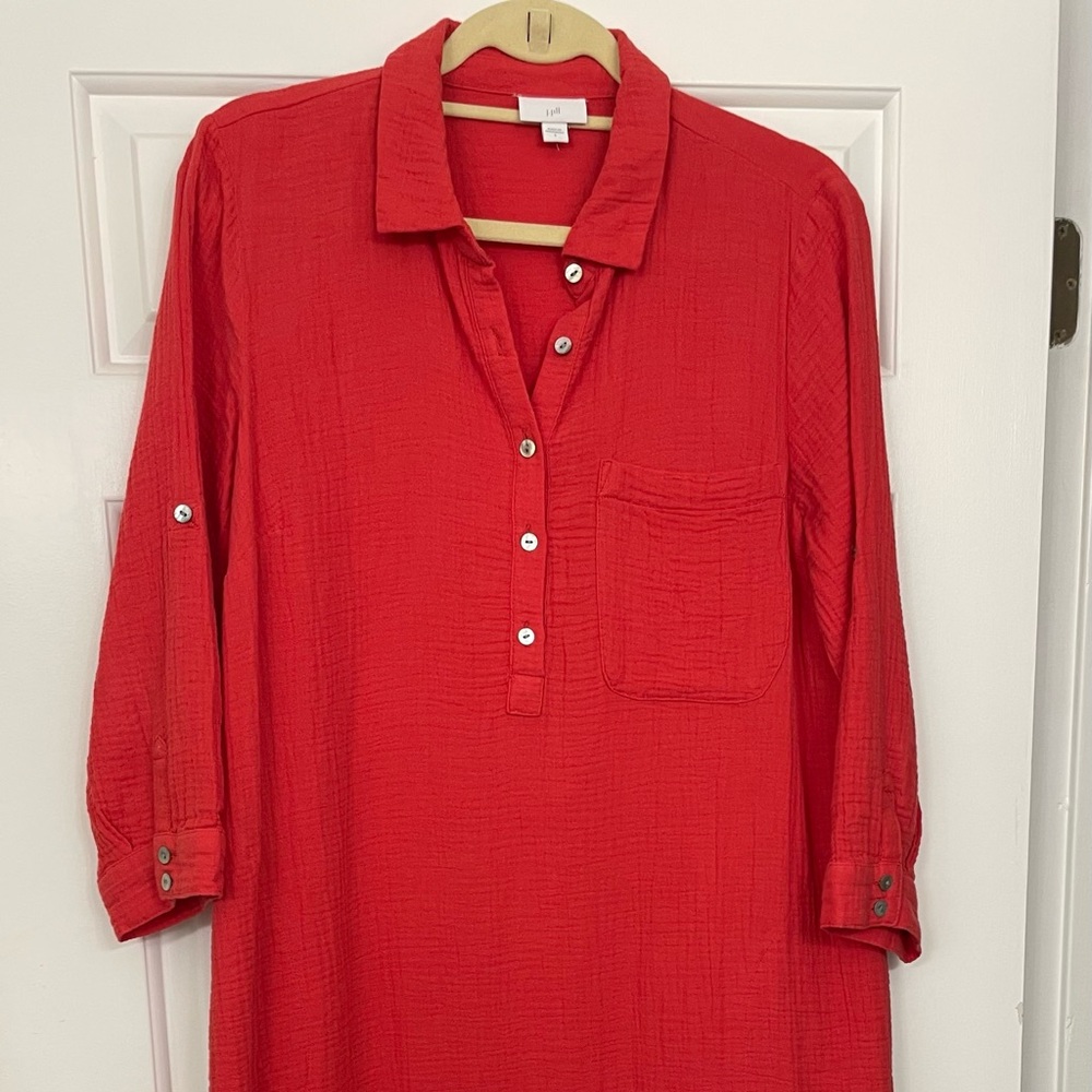 J. Jill Vibrant Orange Dress